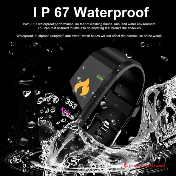 Vital 7 Doing HR/BP fitness Tracker Waterproof Smartwatch