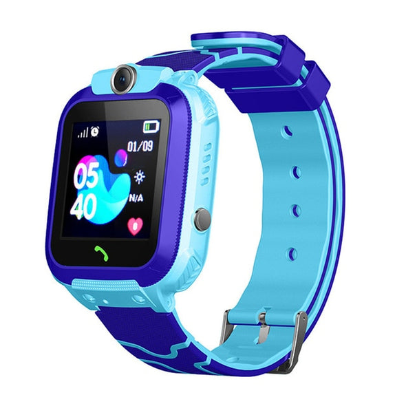 Vital 5 Q12B SOS Child LBS Security Real-time Locator W/Camera Waterproof Smart Watch